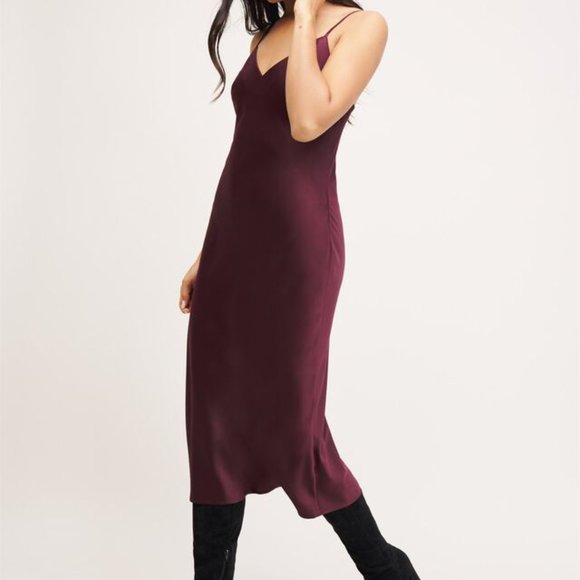 Satin Slip Dress- Dynamite - Picture 1 of 8